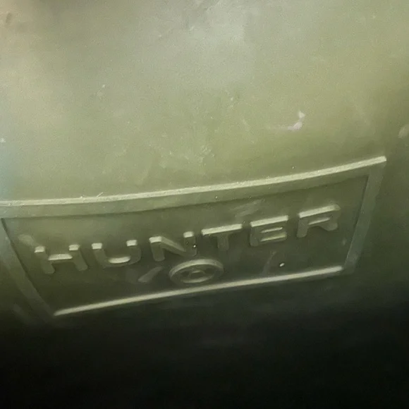 Hunter Green Rubber Tote Bag - Picture 5 of 7